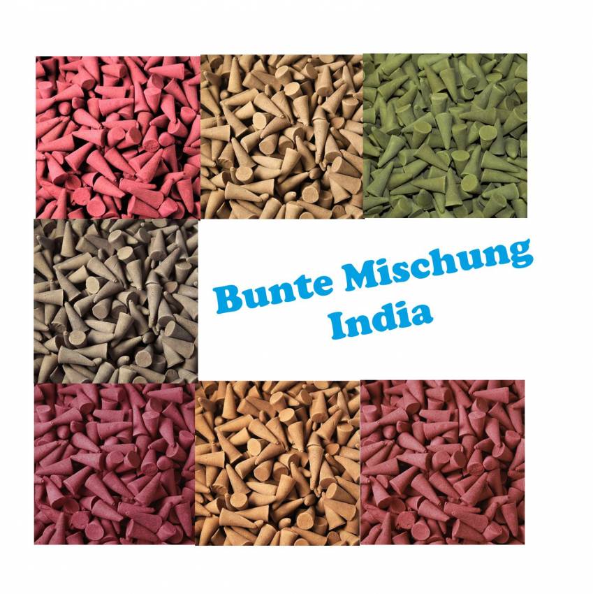 bunte mischung raeucherkegel